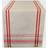 Design Imports Chambray Tablecloth Red (182.88x35.56cm)