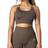 ICANIWILL Ribbed Define Seamless Sports Bra - Dark Sand