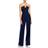 Black Halo Lena Strapless Jumpsuit - Navy