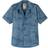 Oas Wavy Cuba Short Sleeve Shirt M - Indigo Blue