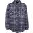 Urban Classics Plaid Quilted Shirt Jacket (Blå, M)