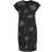 Urban Classics Ladies Ladies Bleached Dress black/grey