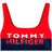 Tommy Hilfiger logo bikini top in and