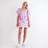 Pieces Jyda SS Dress Fuschsia Deta