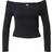 Urban Classics Ladies Ladies Off Shoulder Rib Longsleeve