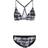 Urban Classics Ladies Ladies Tie Dye Triangle Back Bikini black/white
