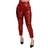 Dolce & Gabbana Elegant Cropped Red Trousers Rød