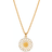 Lund Copenhagen Marguerit Collier Necklaces - Gold/White/Transparent