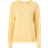 Vila Viril Oneck L/S Knit TOP Noos Kvinde Sweaters Ensfarvet hos Magasin Portabella/melange
