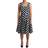Dolce & Gabbana Polka Dot A-Linje Klänning Blå