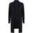 Henbury Womens/Ladies Long Line Open Cardigan (Black)