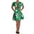 Dolce & Gabbana Banana Leaf Print Dress Grøn