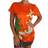 Dolce & Gabbana Silk Crystal T-shirt Orange