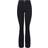Pieces – Peggy – Svarta utsvängda jeans med hög midja-Svart/a