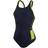 Speedo Bm Logo Muscle back Swimsuit Ladies