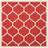 Safavieh Courtyard Alyssa Beige, Red 160.02x160.02cm