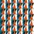 Arvidssons Textil Kitty Fabrics Blue, Orange (150x50cm)