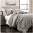 Lush Decor Ravello Pintuck Bedspread Grey