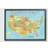 Stupell Industries United States of America USA Kids Map Framed Art 27.9x35.6cm