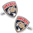 Cufflinks Inc Florida Panthers Shield Cufflinks - Silver/Multicolored