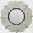 Stonebriar Collection Fleur de Lis Wall Mirror 19.7x19.7cm