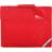 Quadra Junior Book Bag 5 Litres (Pack of 2) (One Size) (Bright Red)