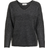 Only Camilla Knitted Sweater - Dark Grey Melange