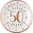Disposable Plates Sparkling 50 10-pack