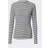Karen by Simonsen Candacekb Stripe LS Kvinde Bluser Slim Fit Stribet hos Magasin Egret/night Sky Stripe