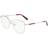 Longchamp LO2136 55mm Briller Rose-Guld