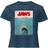 Jaw Classic Cropped T-shirt - Navy Acid Wash