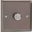 Varilight JRP401 Classic Pewter 1 Gang 2-Way Push-On/Off LED Dimmer 0-120W V-Pro