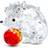 Swarovski Hedgehog with Apple Figurine 3.7cm