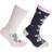 Floso Kid's Cotton Rich Welly Socks 2-pack