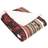 Lush Decor Holiday Lodge Sherpa Blankets Red, Brown (152.4x127cm)