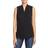 Kobi Halperin Mila Sleeveless V Neck Pleated Silk Blouse - Black