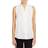 Kobi Halperin Mila Sleeveless V Neck Pleated Silk Blouse - White