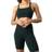 ICANIWILL Ultimate Training Zipper Sports Bra - Deep Green