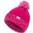 Trespass Kid's Bobble Hat Knitted Fleece Lined Nefti