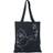 Urban Classics One Line Canvas Bag Tygväska Unisex svart vit