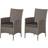 OutSunny 861-004 2-pack Garden Dining Chair