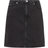 Tape Denim Skirt - Black