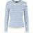 Pieces Crista Knitted Pullover - Vista Blue
