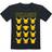 Pokémon Kid's Pikachu Faces T-shirt - Black