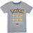 Pokémon Kid's Pikachu Faces T-shirt - Heather Gray