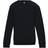 AWDis Kid's Plain Crew Neck Sweatshirt - Deep Black