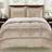 Swift Home Ultra Soft and Plush Reversible Bedspread Beige (228.6x228.6cm)