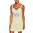 Cosabella Savona Curvy Chemise & G-String Set - Mignonette/White