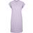 Build Your Brand Turtle Extended Shoulder Dress - Lilac