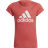 Adidas Girl's Essentials T-shirt - Semi Turbo/White (HE1979)